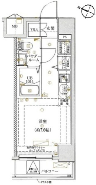 ブルーライン 阪東橋駅 徒歩2分 10階建 築9年の間取り写真