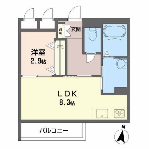 シャーメゾンN・IIIの間取り写真