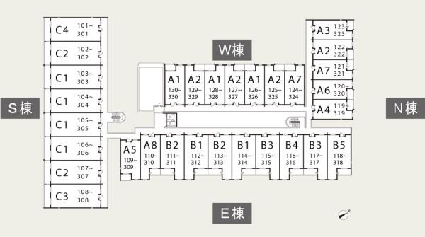 小田急線 代々木八幡駅 徒歩8分 3階建 築17年のその他写真