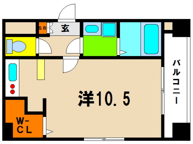 近鉄南大阪線 今川駅 徒歩2分 4階建 築25年の間取り写真