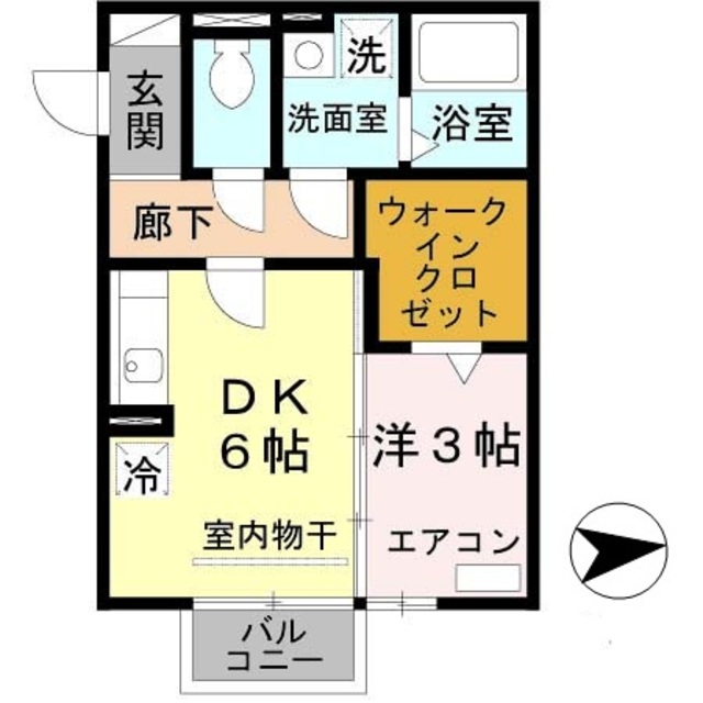 モナリエanの間取り写真