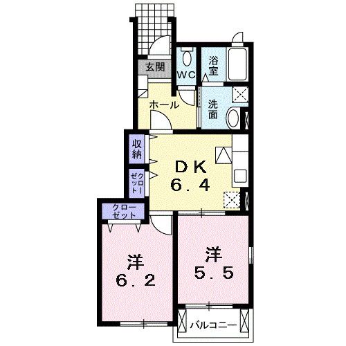 地下鉄御堂筋線 新金岡駅 バス乗車時間：12分 最寄りバス停で下車 徒歩8分 2階建 築17年の間取り写真
