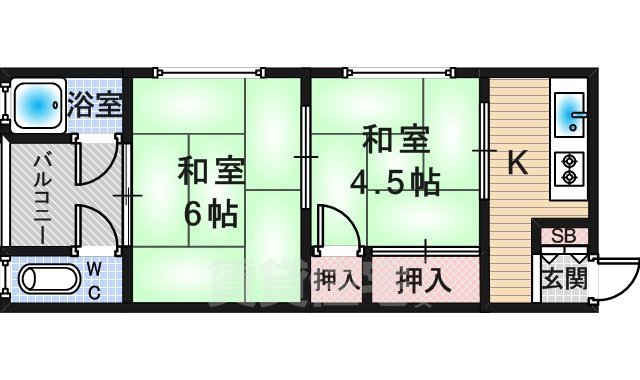 額田文化の間取り写真
