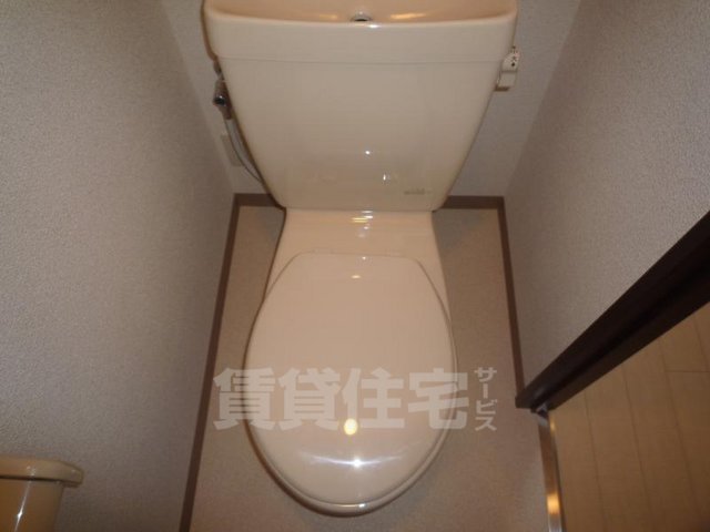 南海高野線 北野田駅 徒歩16分 2階建 築17年のトイレ写真