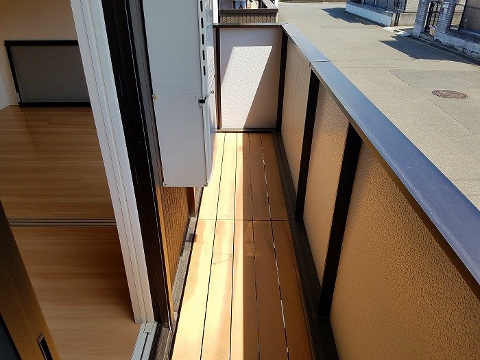 バルコニー　同物件別部屋参考写真です