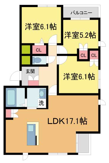 メゾンSDの間取り写真