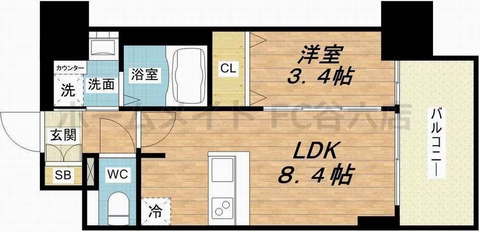 プレサンス新大阪ジェイズの間取り写真