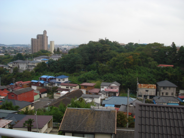 【塩竈市権現堂のアパートの眺望】