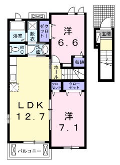 カルム藤の間取り