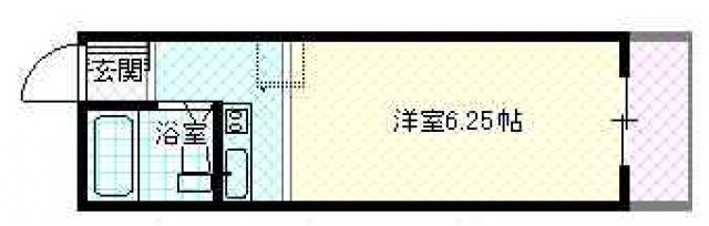 広島市安佐北区可部のアパートの間取り