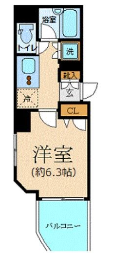 コンシェリア芝公園の間取り