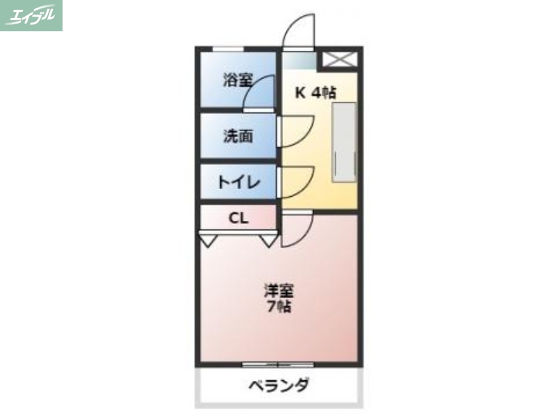 成広伊田コーポの間取り