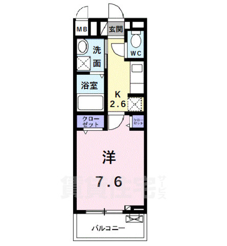 スローン・スクエアの間取り