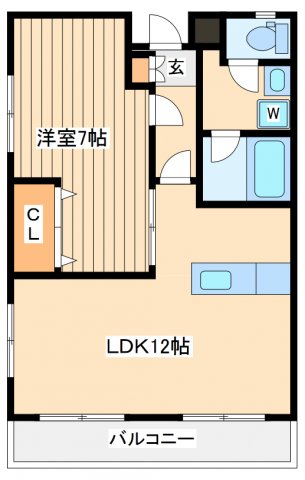 サンウエスト四谷上町の間取り