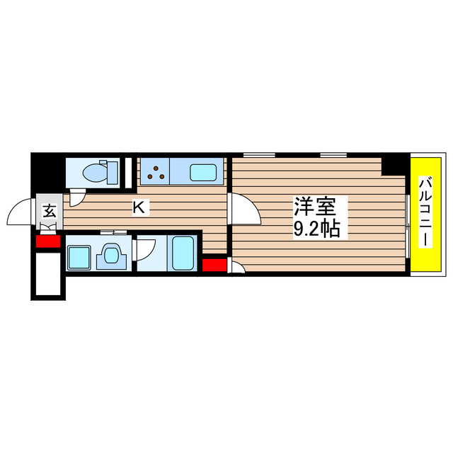 スタジオスクエア大須の間取り