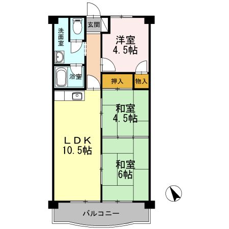 サクセス桜井の間取り