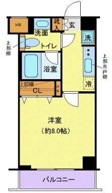 クレヴィスタ西馬込の間取り