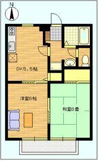 サンライフ小城の間取り