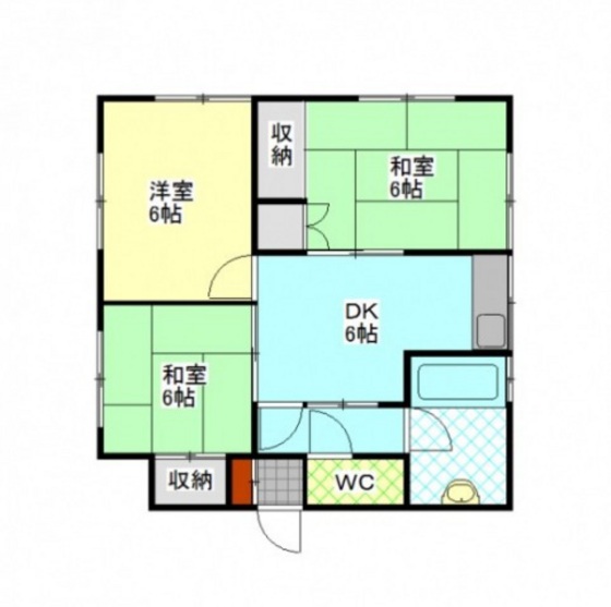 廿日市市阿品のマンションの間取り