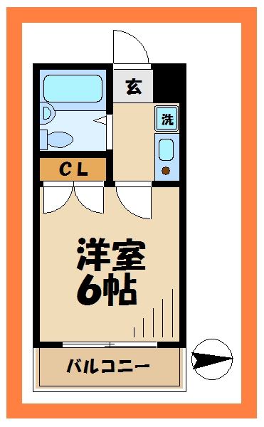 スカイコート多摩川第２の間取り