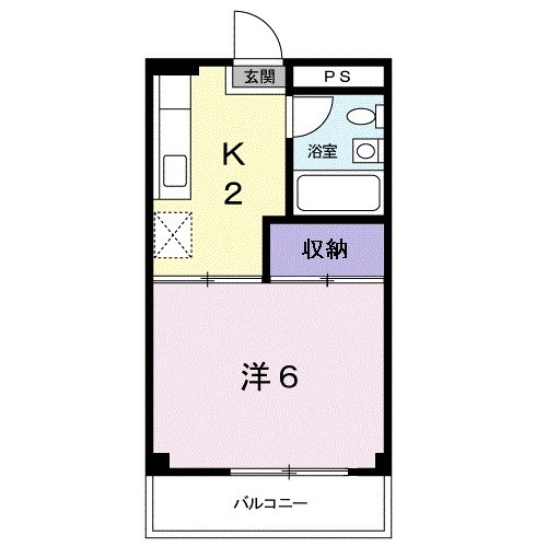 光ハイツ杉本の間取り