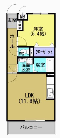 アベニール荒田予定の間取り