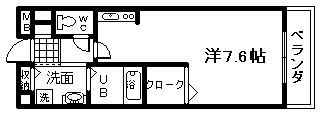 【阪南市下出のアパートの間取り】