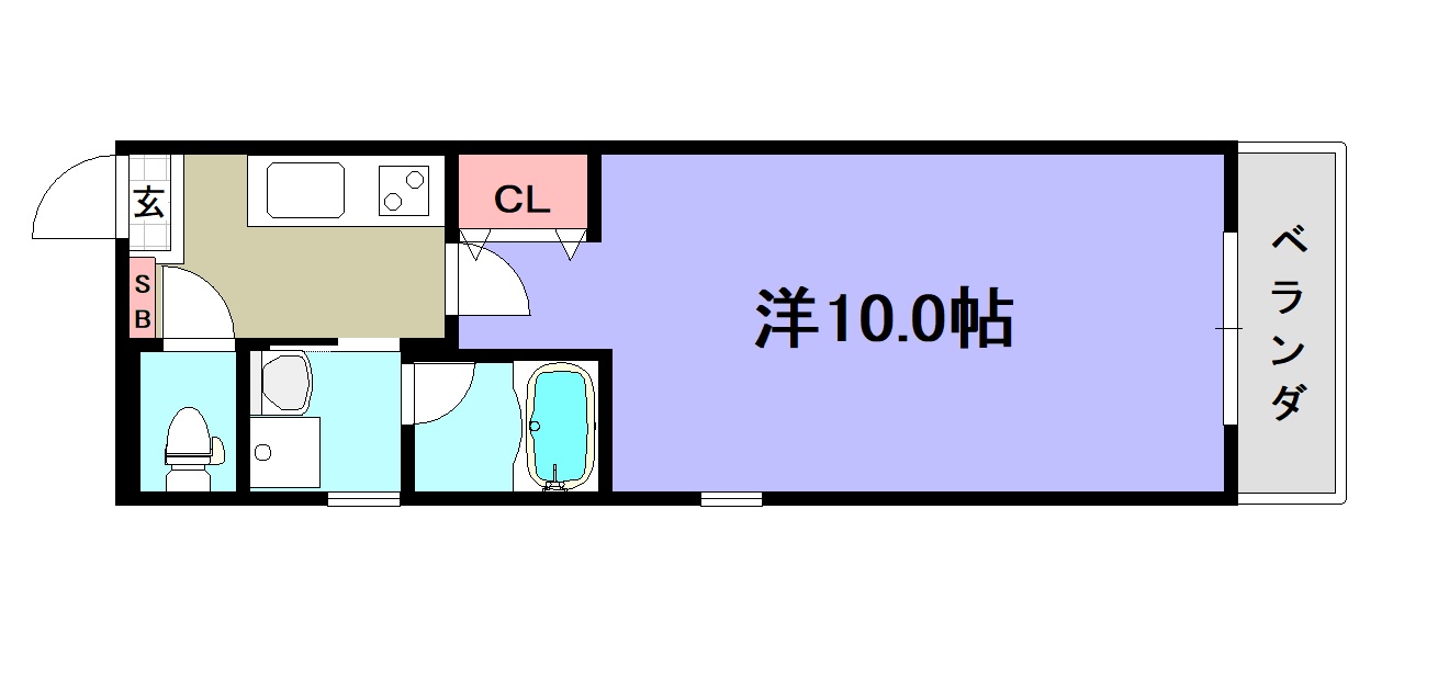 【Sarasa下鴨本通りの間取り】