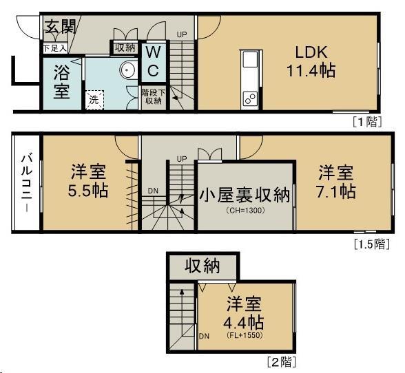 西洋イズムＮａｇａｙａの間取り