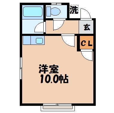 ビューパレーT（天満町）の間取り