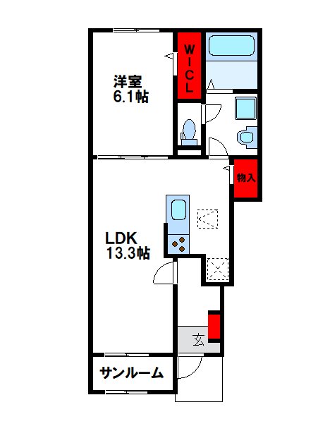 【ル・シャルム南参道の間取り】