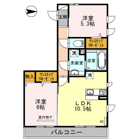 レジェンド鳥羽の間取り