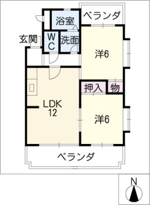 センチュリーハイツ２１の間取り