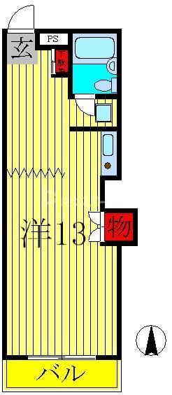 明原サンハイツの間取り