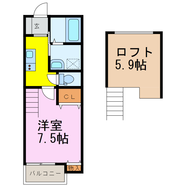 ヨークパレス・3の間取り