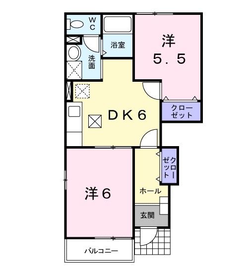 くりの木スクエアIIの間取り