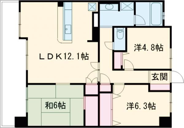 Ｄ’グラフォート佐賀エクセレンテージの間取り