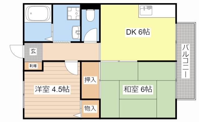 ギオンハイツの間取り