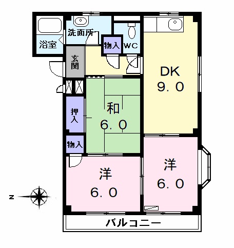 リーベンハウス千成の間取り