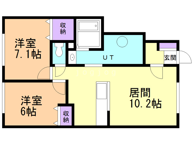 エコＡの間取り