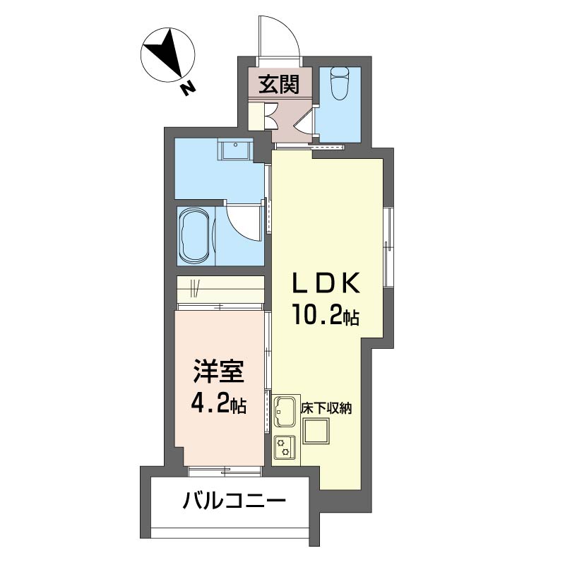 シティホームズXの間取り