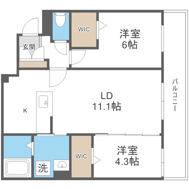 Ｃｏｕｒｔ　Ｔｉａｒａの間取り