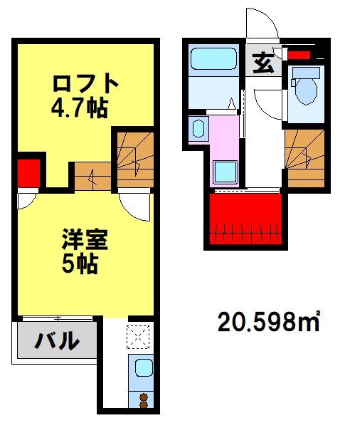 CB鳥栖ヴェールニルの間取り