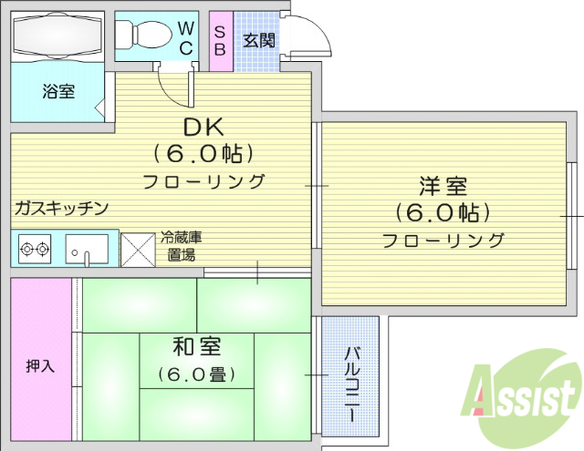 シャンテ水の森の間取り