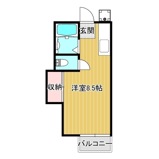 ハイツ小松の間取り