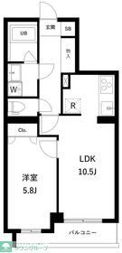 アーバンパーク蒲田南Iの間取り