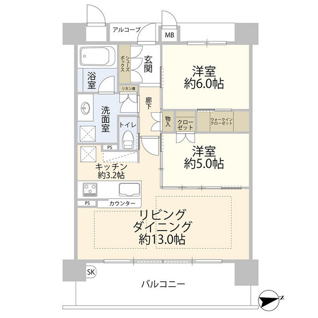 ヴェルディーク那古野（０００４７７０）の間取り