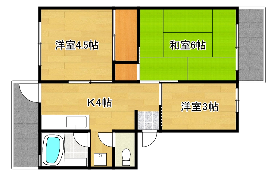 第１住田マンションの間取り