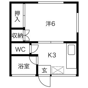 コーポカレンの間取り