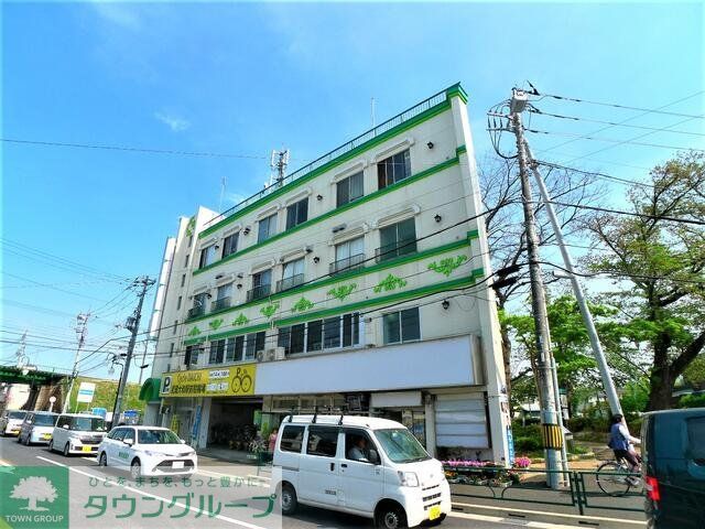 東大和市清水のマンションの建物外観